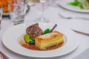 Beef Fillet and potato with Sauce