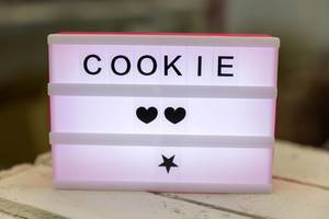 Beleuchtete Cookie Box