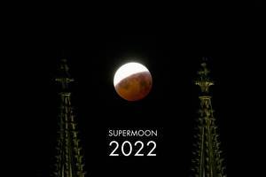 Besonderer Vollmond: Supermond 2022 - Supermoon 2022