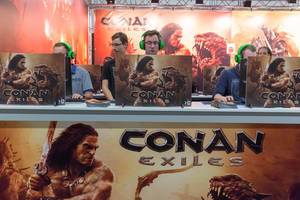 Besucher spielen Conan Exiles