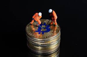 Bitcoin mining by miniature workers