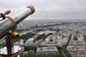 Blick auf die Seine vom Eiffelturm