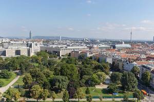 Blick auf Wien aus dem Riesenrad im Prater