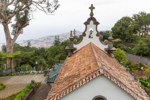 Blick von Monte auf Funchal