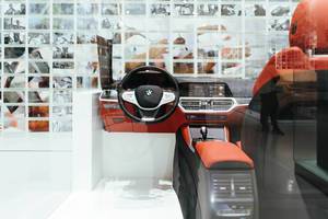 BMW interior prototype in design studio