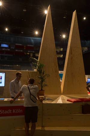 Booth of the City of Cologne at Startupcon 2018