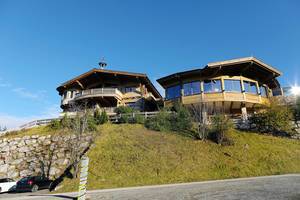 Brenneralm SkiWelt hut at 1250m above sea level in Tyrol, Austria