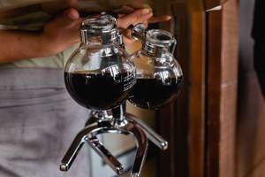 Brewed coffee inside glass bottles (Flip 2019)