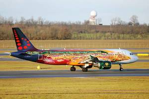 Brussels Airlines, special livery, 00-SNF at Vienna Airport, VIE