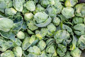 Brussels sprouts background