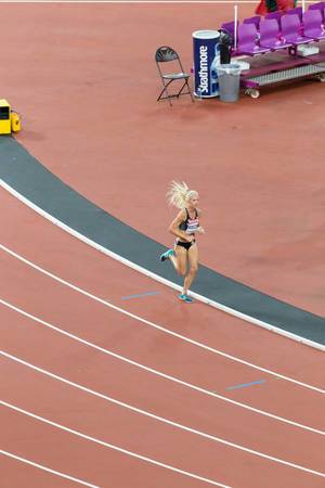 Camille Buscomb (10.000 Meter Lauf) bei den IAAF Leichtathletik-Weltmeisterschaften 2017 in London