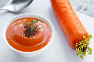 Carrot cream soup diet food (Flip 2019)