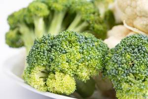 Cauliflower and Broccoli closeup image