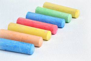 Chalk in all colors for kids