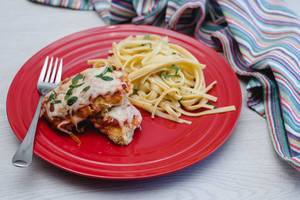 chicken parmagiani with pasta (Flip 2019)
