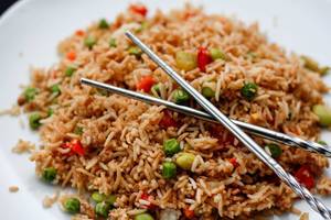 chinese Rice Close-Up