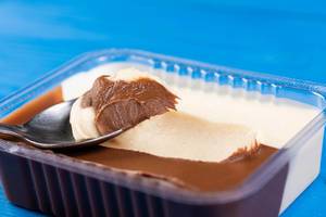 Chocolate and Hazelnut sweet cream on the spoon (Flip 2019)
