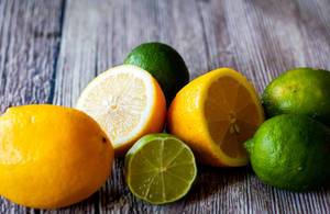 citrus and lime close-up