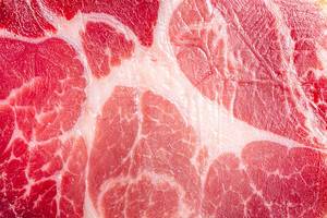 Close-up of jerky pork meat