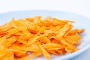 Closeup of Grated Carrot on the plate (Flip 2019)