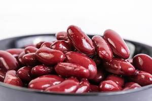 Closeup of Red Kidney Beans in the bowl