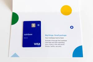 Coinbase card welcome pack, buy and pay anywhere with crypto currency