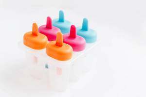 Colorful Ice Lolly and Ice Cream Moulds