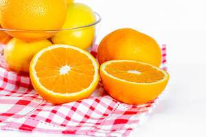 Composition of fresh citrus for healthy nutrition