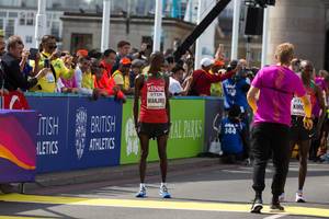 Daniel Kinyua Wanjiru und Geoffrey Kipkorir Kirui (Marathon Finale) bei den  IAAF Leichtathletik-Weltmeisterschaften 2017 in London