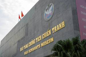 Das Museum der Kriegüberreste des Vietnamkrieges in Ho Chi Minh