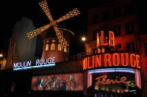 Das Varieté Moulin Rouge in Paris