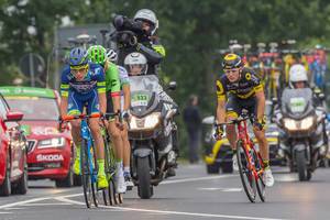 Day-long escape of Yoann Offredo (Wanty), Taylor Phinney (Cannondale-Drapac), Laurent Pichon (Fortuneo) and Thomas Boudet (Direct Energie)