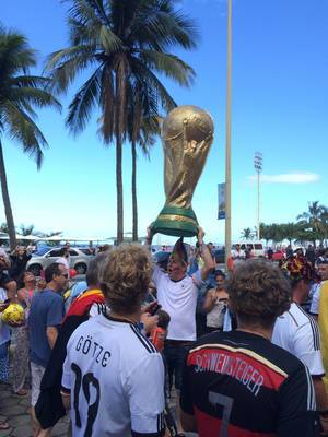 Deutsch Fußball-Fans beim Feiern - Fußball-WM 2014, Brasilien