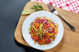 Diät Salat mit frischem Gemüse Top-view