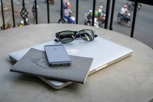 Digital Nomad Equipment on a Table