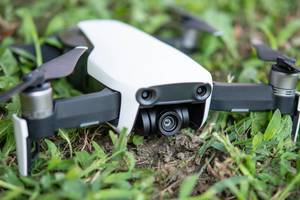 DJI Mavic Air drone in the grass