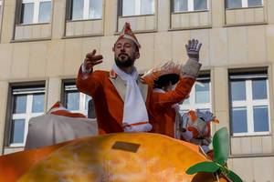 Dominic Maroh genießt die Aufmerksamkeit - Kölner Karneval 2018