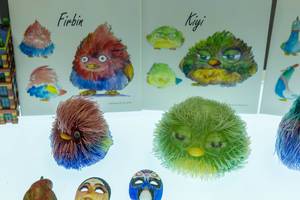 Dreidimensionale Druckerzeugnisse: Die Vögel Firbin und Kiyi aus dem color 3D Printing by FFF
