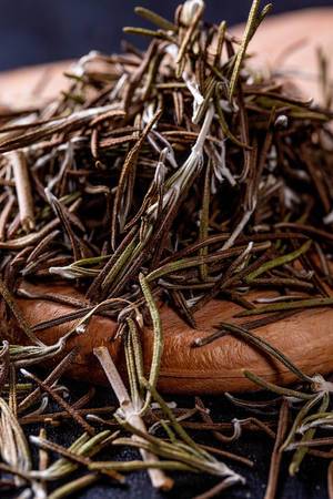 Dried herb of rosemary