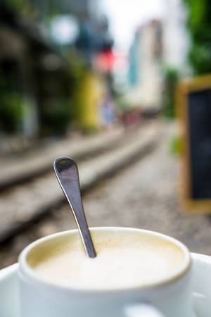 Egg Coffee aus dem Railway Cafe in Hanoi