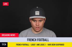 Eilmeldung: der französische Fußball kommt zum Stillstand. Ligue 1 und Ligue 2 müssen pausieren