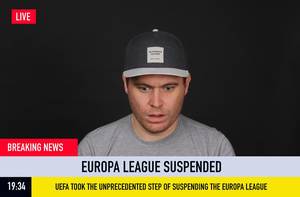 Eilmeldung: UEFA stoppt Spielbetrieb in Europa League