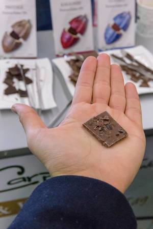 Ein Stück Carpe Bio - vegane Bio-Schokolade mit Premium Kakaonibs