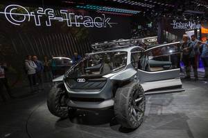 Electric concept-car by Audi: futuristic AI Trail Quattro Off-Track