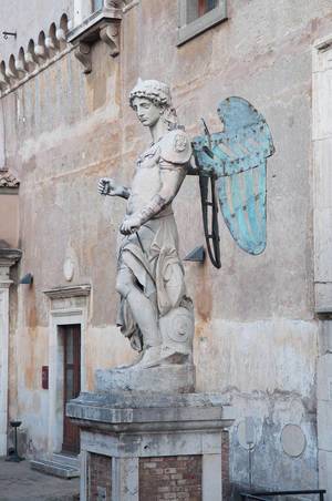 Engelsstatue in Rom, Italien