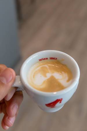 Espresso at Kaffeebar at Graben in Vienna