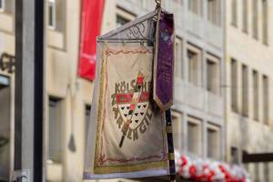 Fahne der Kölschen Narrengilde - Kölner Karneval 2018