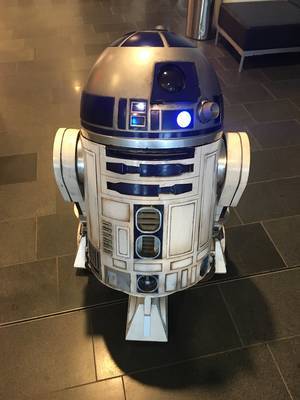 Famous Star Wars robot R2D2 / Artoo-Detoo by George Lucas