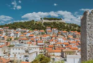 Festung in Šibenik, Kroatien