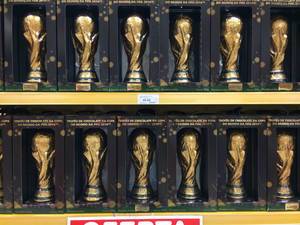 FIFA-WM-Pokale aus Schokolade als Andenken, Brasilien